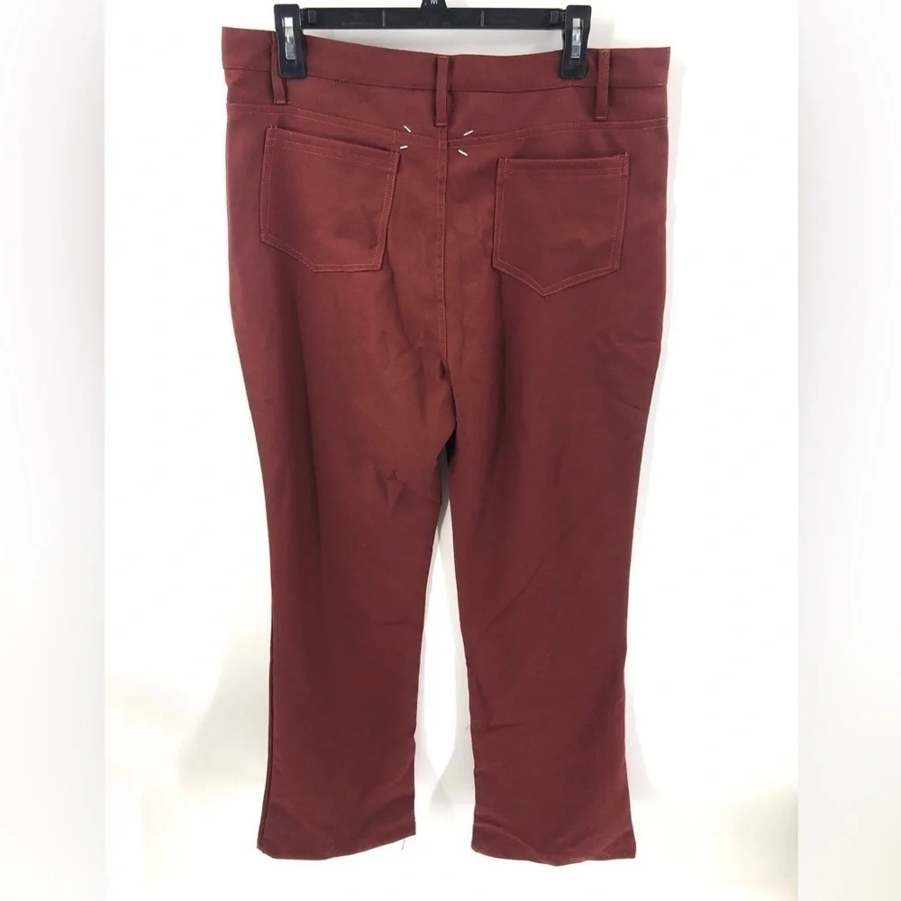 Maison Margiela Pants Women IT44 US XL High Rise Bootcut Old Money Quiet Luxury
